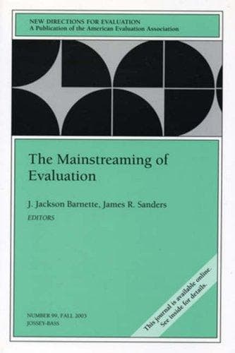Tapa de The mainstreaming of evaluation