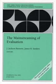 Tapa de The mainstreaming of evaluation