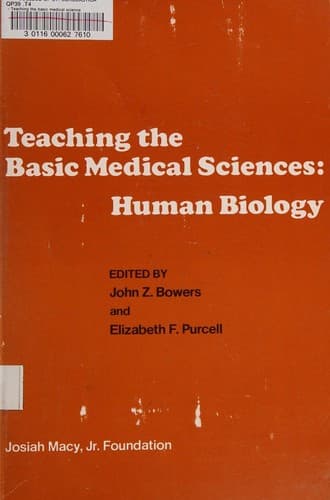 Tapa de Teaching the basic medical sciences, human biology