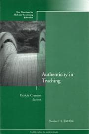 Tapa de Authenticity in Teaching