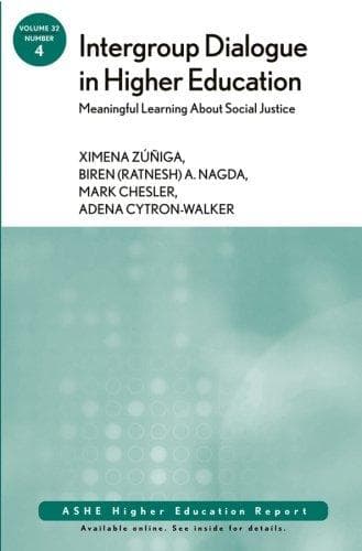 Tapa de Intergroup dialogue in higher education