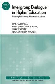 Tapa de Intergroup dialogue in higher education