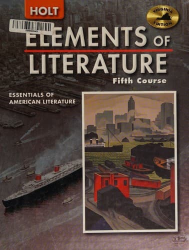 Tapa de Elements of Literature: Fifth Course