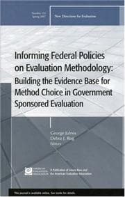 Tapa de Informing Federal Policies on Evaluation Methodology No. 113
