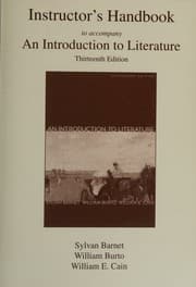 Tapa de Instructor's Handbook to Accompany An Introduction to Literature--Thirteenth Edition