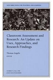 Tapa de Classroom Assessment and Research: An Update on Uses, Approaches, and Research Findings