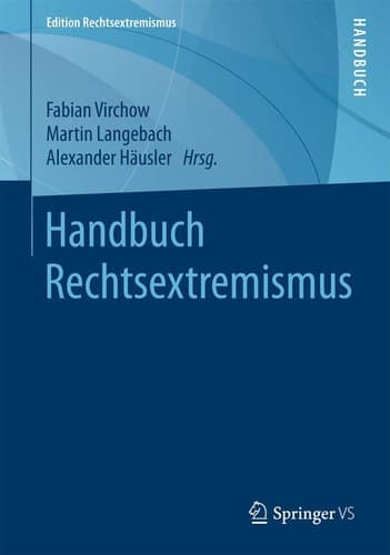 Tapa de Handbuch Rechtsextremismus