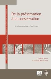 Tapa de De la préservation à la conservation