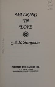 Tapa de Walking in love