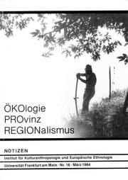 Tapa de ÖKOlogie, PROvinz, REGIONalismus