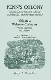 Tapa de The Welcome claimants proved, disproved and doubtful, with an account of some of their descendants (A heritage classic)