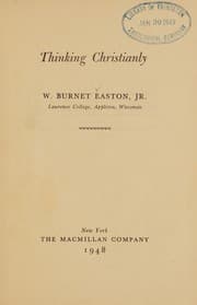 Tapa de Thinking Christianly