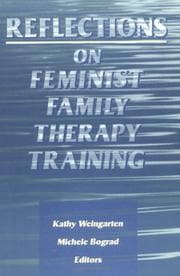Tapa de Reflections on feminist family therapy training