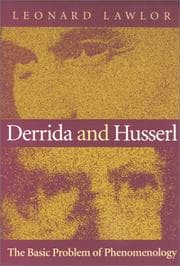 Tapa de Derrida and Husserl