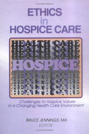 Tapa de Ethics in Hospice Care