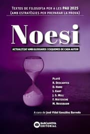 Tapa de Noesi. Textos de filosofia per a les PAU 2025