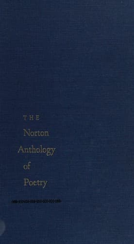Tapa de The Norton anthology of poetry