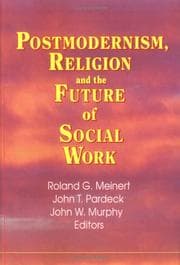 Tapa de Postmodernism, religion, and the future of social work