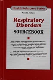 Tapa de Respiratory Disorders Sourcebook, 4th Ed.