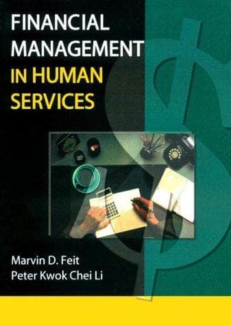 Tapa de Financial management in human services