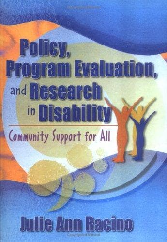 Tapa de Policy, Program Evaluation, and Research in Disability