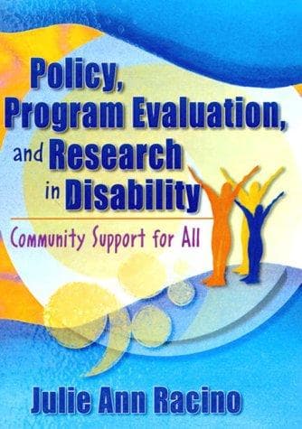 Tapa de Policy, Program Evaluation, and Research in Disability