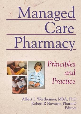 Tapa de Managed Care Pharmacy
