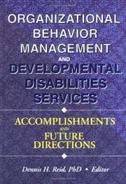 Tapa de Organizational Behavior Management and Developmental Disabilities Services