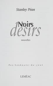Tapa de Noirs désirs