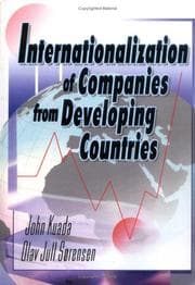 Tapa de Internationalization of Companies from Developing Countries