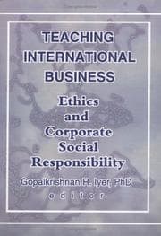 Tapa de Teaching International Business