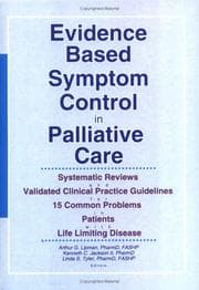 Tapa de Evidence based symptom control in palliative care