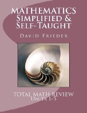 Tapa de Mathematics - Simplified and Self-Taught