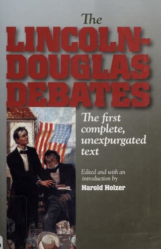 Tapa de The Lincoln-Douglas debates