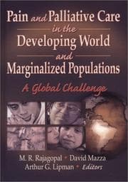 Tapa de Pain and Palliative Care in the Developing World and Marginalized Populations