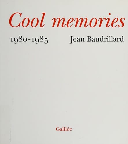 Tapa de Cool memories