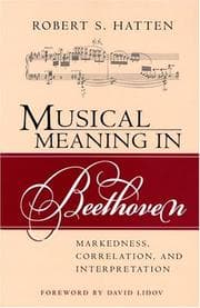 Tapa de Musical meaning in Beethoven