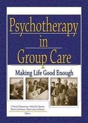 Tapa de Psychotherapy in Group Care