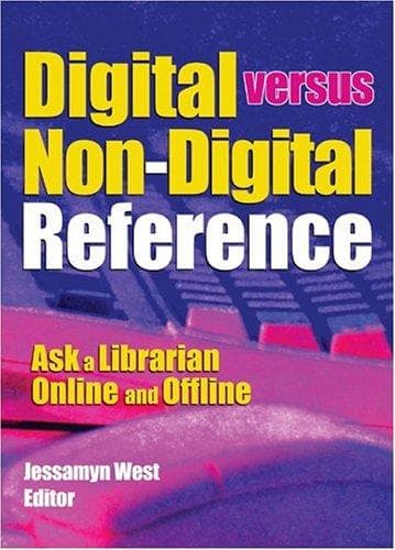Tapa de Digital Versus Non-Digital Reference