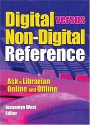 Tapa de Digital Versus Non-Digital Reference