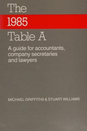 Tapa de The 1985 Table A