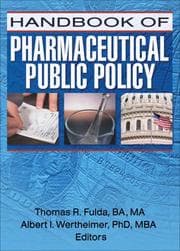 Tapa de Handbook of pharmaceutical public policy