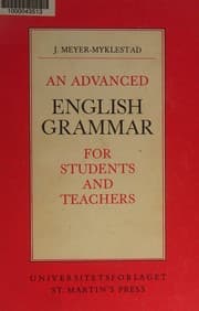 Tapa de An advanced English grammar for students and teachers