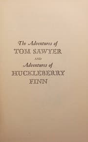 Tapa de The adventures of Tom Sawyer and Huckleberry Finn