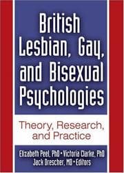 Tapa de British lesbian, gay, and bisexual psychologies