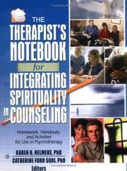 Tapa de The therapist's notebook for integrating spirituality in counseling II