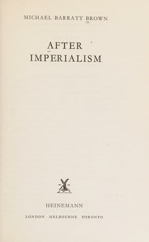 Tapa de After imperialism