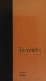 Tapa de AFTERWORDS