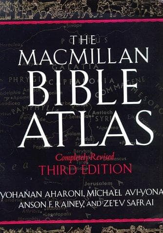 Tapa de The Macmillan Bible Atlas