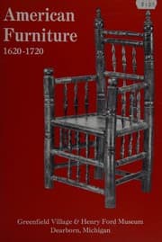Tapa de American Furniture 1620-1720